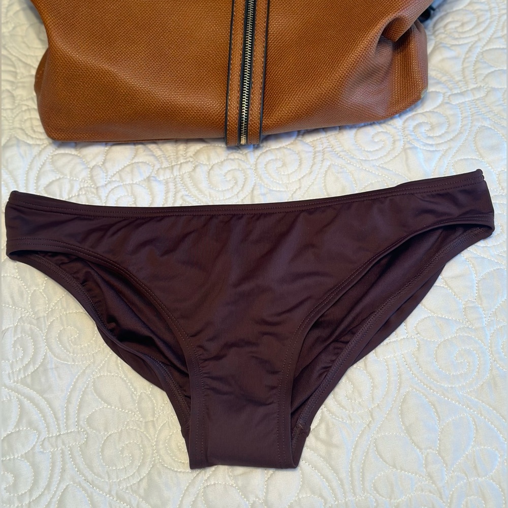 Coco reef brown bikini bottoms size large